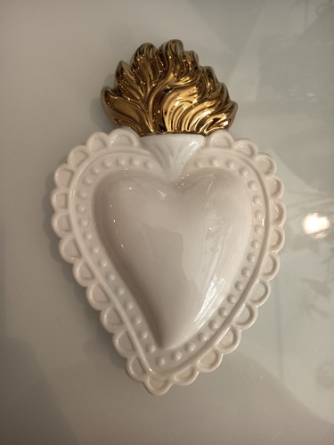 Cuore sacro porcellana - cuore,