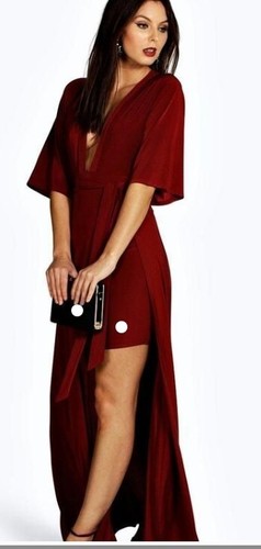 Maxi abito boohoo nuovo - maxi,