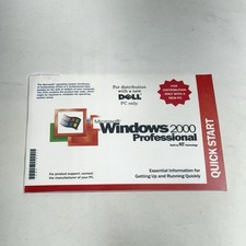 MICROSOFT WINDOWS 2000 professionale vintage con chiave NUOVO NOS
