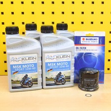 Kit Cambio Olio Suzuki VL 800 Intruder Filtro Olio Originale MSK Moto Sport 10w40