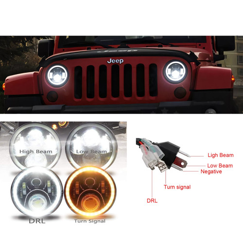 Coppia fari led jeep - jeep, wrangler