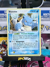 Pokemon Blastoise 14/100 Holo Rara| Ex Guardiani dei Cristalli Italiano | Played