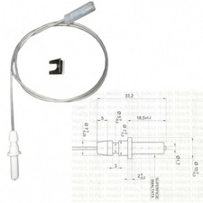 CANDELETTA PIANI COTTURA WHIRLPOOL DE LONGHI CANDY ARISTON LOFRA Universale 33mm