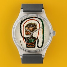Orologio da polso Jean Michel BASQUIAT FLESSIBILE Andy Warhol NYC Pop Art