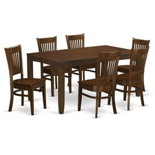 Tavolo 7 pezzi con foglia 12"