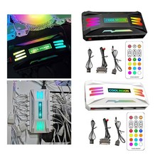Controller RGB, ventola di raffreddamento del ritmo musicale 4Pin PWM 3Pin ARGB