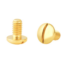 4 PZ VITI RICAMBIO PER BRACCIALE CARTIER LOVE COLORE ORO GIALLO OTTIMA QUALITA'