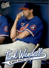 card Baseball  # 381 Tark Wendell Fleer 1997