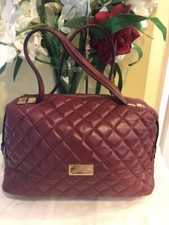 ANNA LUBLIN QUITLED SATCHEL