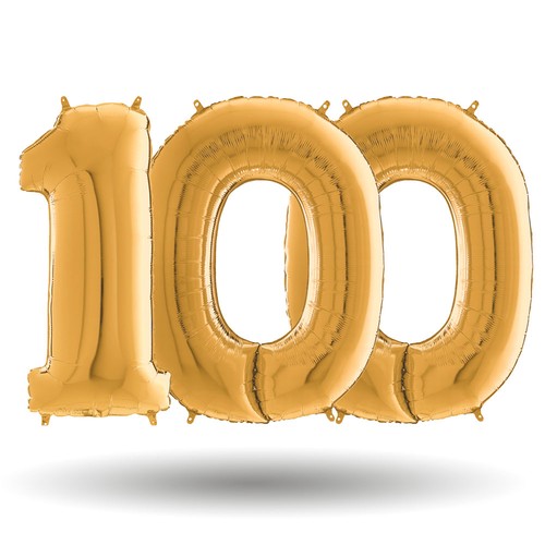 Pallone compleanno numero 100