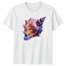 T-shirt conchiglia colorata