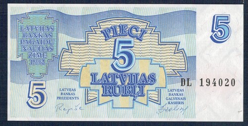 Lettonia rubli 1992 - ,