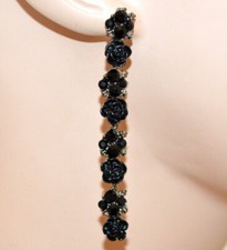 Orecchini donna argento fiori