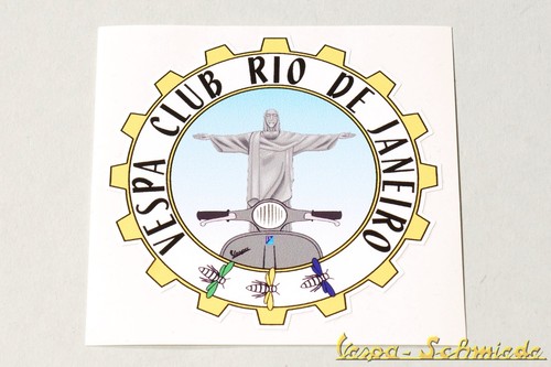 Adesivo decorativo vespa - adesivo, club