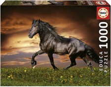 NUOVO Puzzle Educa 1000 Pezzi 14+ Età Cavallo Trotto