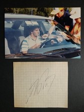 Formula 1 - Autografo Alain Prost su bigliettino.