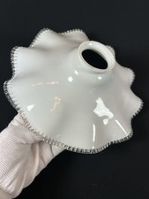 Glass white milk lamp - glass,