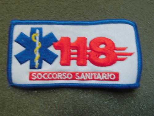 Toppa patch 118 soccorso - toppa,