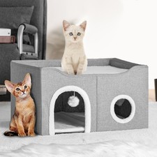 Cuccia Casa per Gatti Doppio