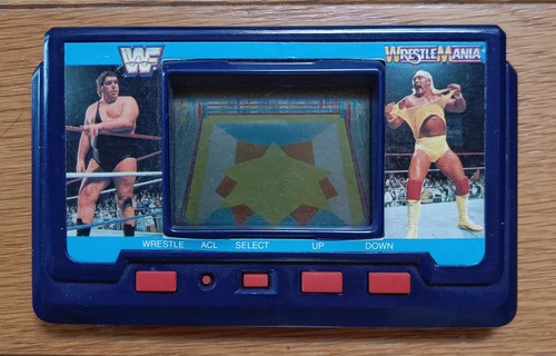 Wrestlemania wwf hand held - held,