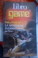 Librogame E.L. LA MONTAGNA INSANGUINATA n.26  Lupo Solitario  2°edizione  nuovo