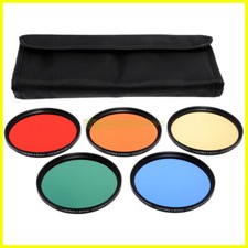 67mm. kit 5 filtri colorati