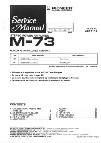Manuale servizio per - di,