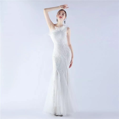 Vestito abito elegante lungo - elegante,