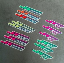JT RACING USA DECALS ADESIVI