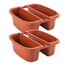 2x Fioriera Vaso da Balcone