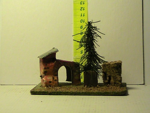 Casetta per presepe vintage - per,