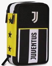  Astuccio Juve Per Scuola 3 Scomparti Con Materiale Incluso