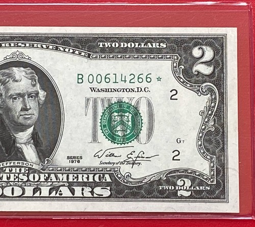 1976 star note - star, dollar