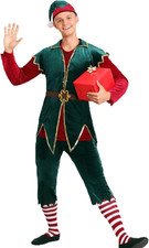 Costume Da Elfo Natalizio per