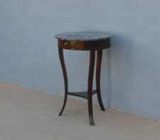 Tavolino tondo gueridon in