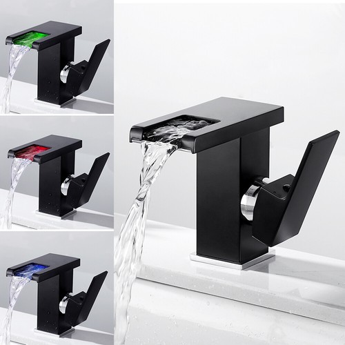 Rubinetto lavabo cascata rgb - lavabo,