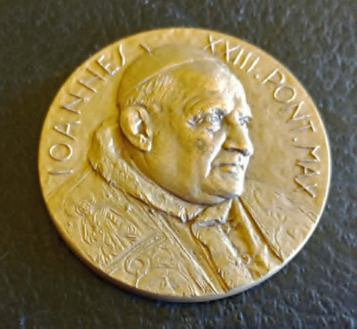 Medaglia papa giovanni xxiii - medaglia,