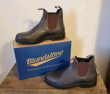 Stivali Chelsea unisex Blundstone 500 11M/13W ~ marrone robusto