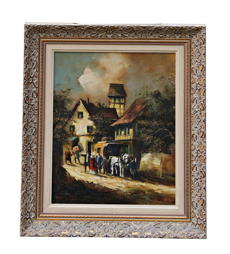 Olio tela gemälde michel - tela, w