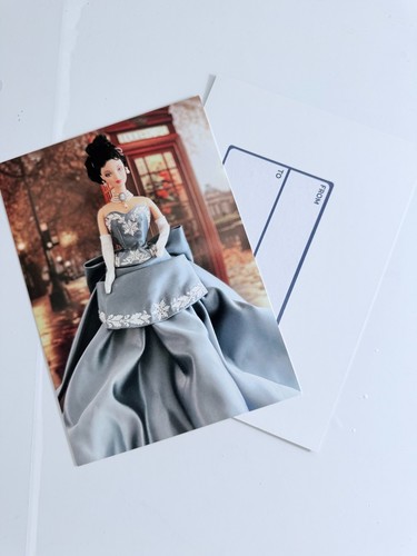 Cartolina barbie wedgwood 1999 - barbie,