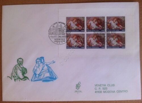 Fdc venetia vaticano 1991 - venetia,
