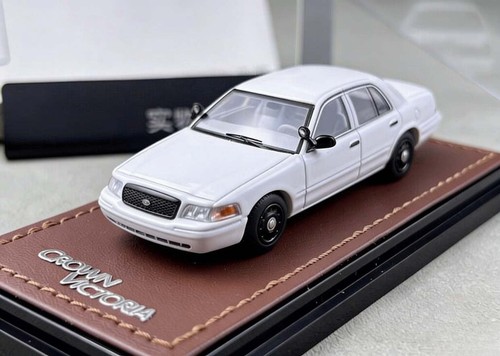 Goc white police crown - goc, 1:64