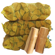 BALTPELL Legna Da Ardere Secca | Legno Ontano Alta Qualità | 3 Sacchi da