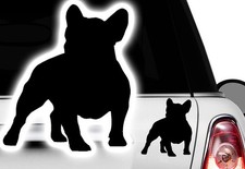 2x Adesivi Auto Bulldog Francese Bulldog francese Bulli Bullo Frenchi dog4