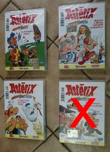 Dvd asterix giornalino - dvd,