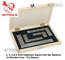 Set 4pz Quadrato Acciaio