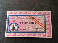 Calcio Biglietto Tessera