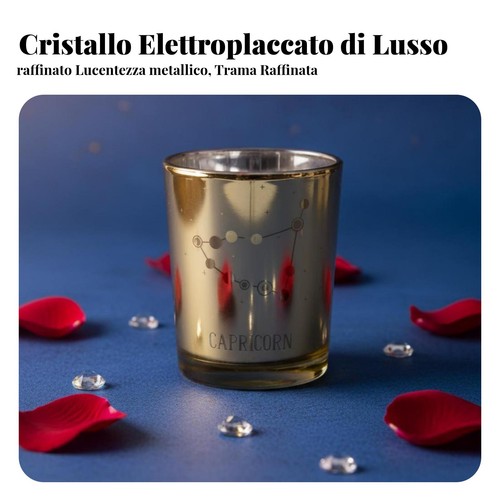 Portacandele vetro - in,