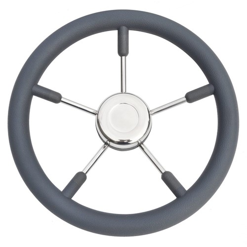Volante grigio per barca - barca, e