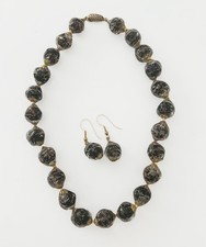 Set orecchini collana perle